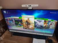 Konsola xbox360 Rgh3 + 1 bialy pad,Kinect