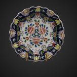 ceramiczny talerz manufaktury Tichelaar Makkum z Holandii b5/061458