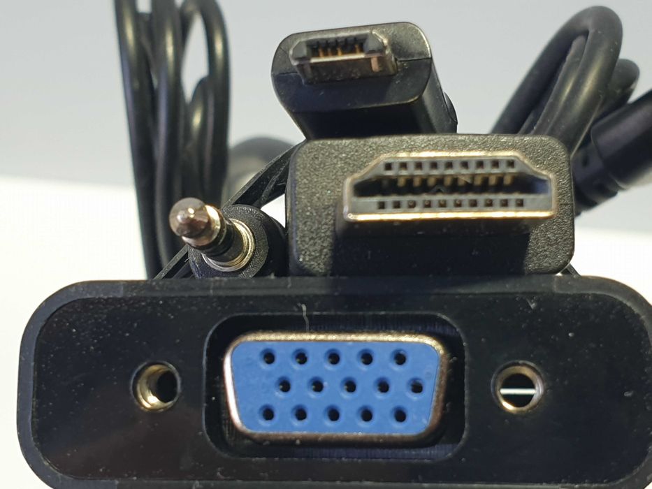 адаптер   HDMI to VGA jack 3.5mm microUSB TechRise Samsung 1.8м