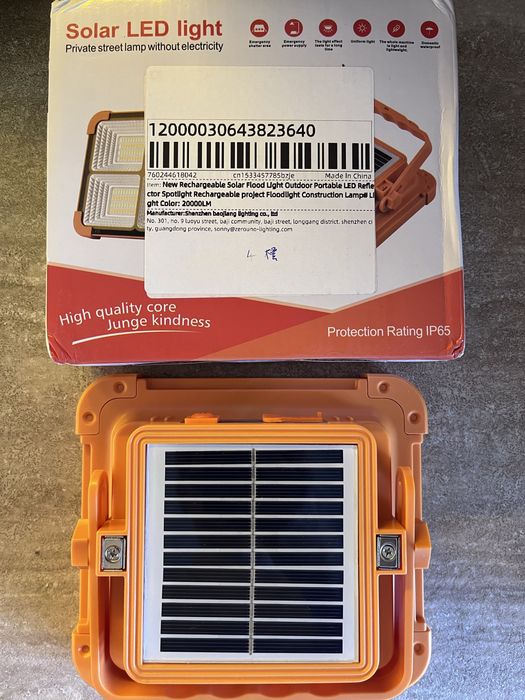 Ліхтар прожектор Solar led лампа usb павербанк