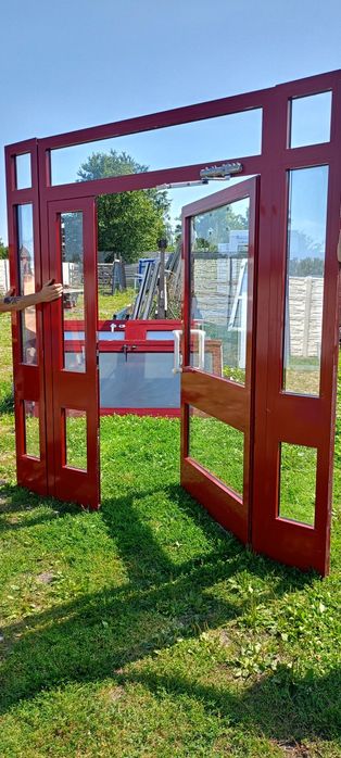 Drzwi aluminiowe używane z Niemiec super stan dostawa gratis cały Kraj