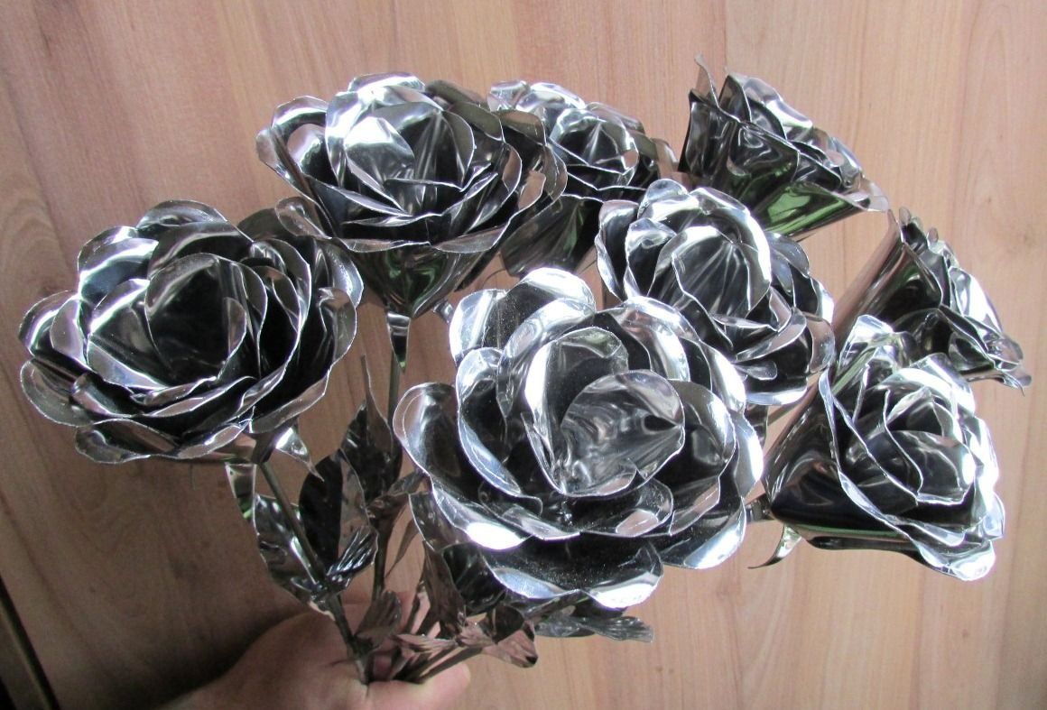 Продам троянду з нержавіючої сталі