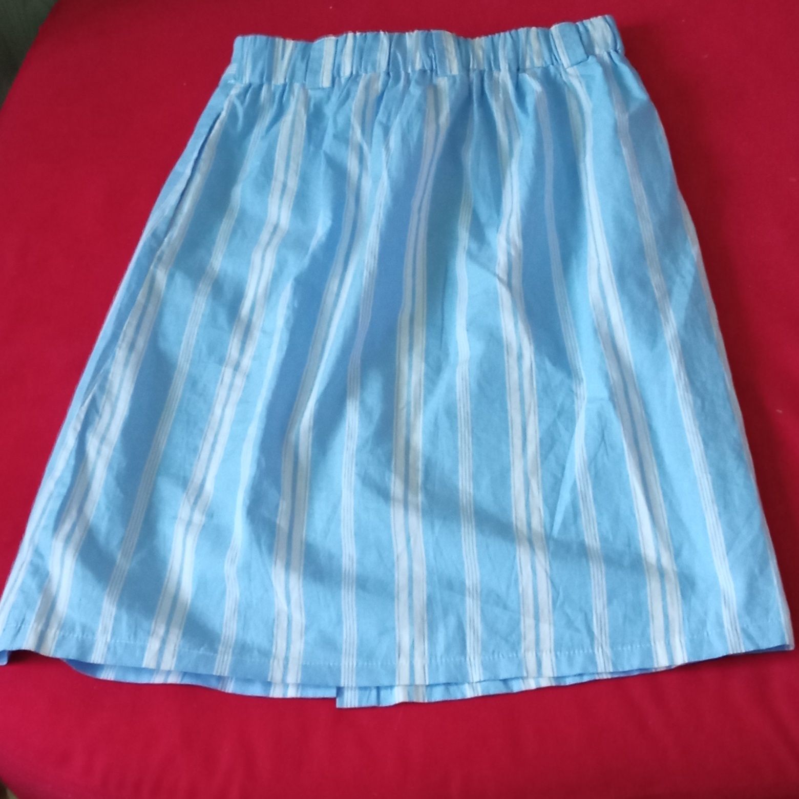 Piękna nowa bawełniana spódnica w paski XS Sinsay