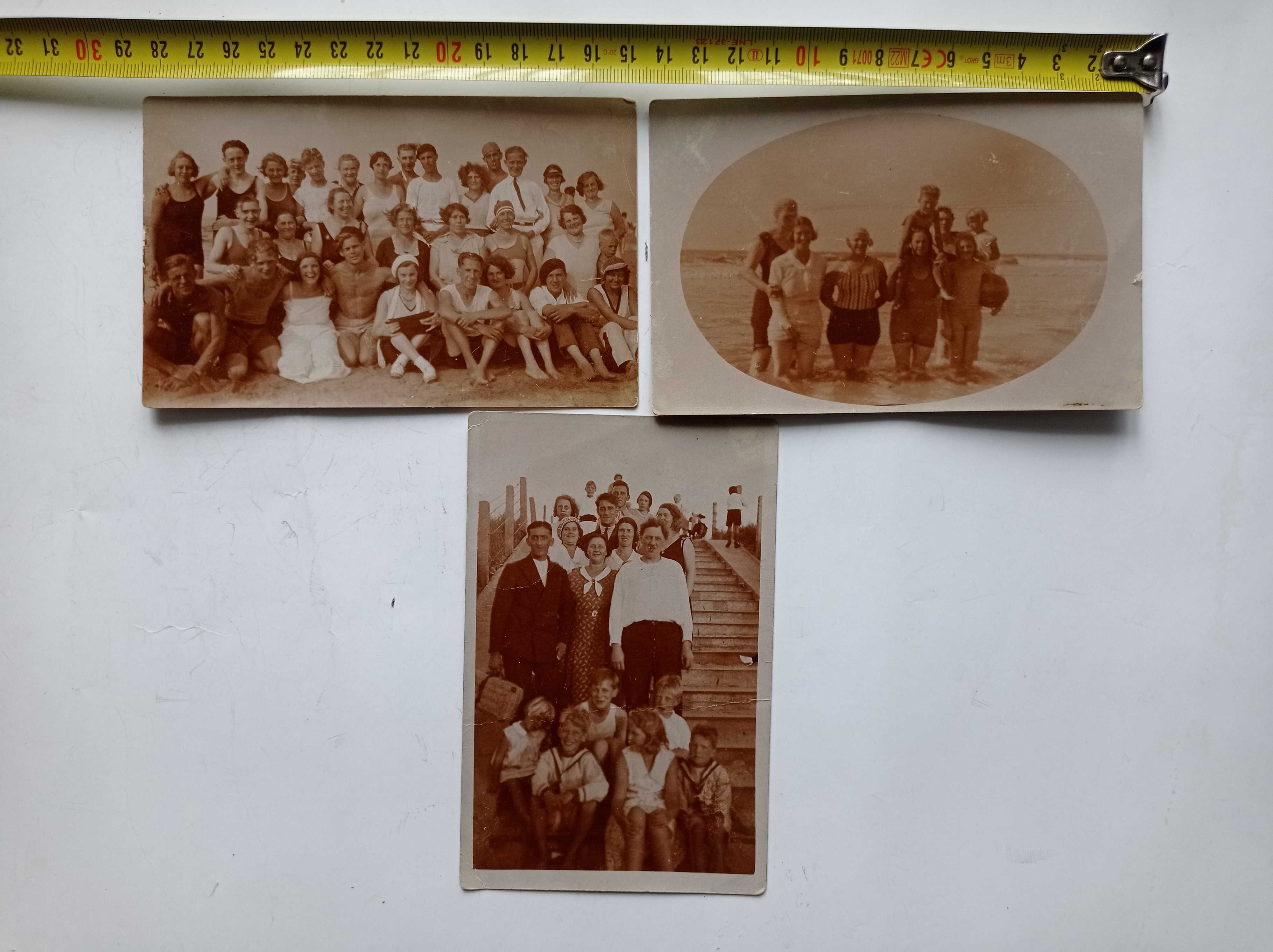Stare zdjęcia - pocztówki - 1920-40 - nad morzem