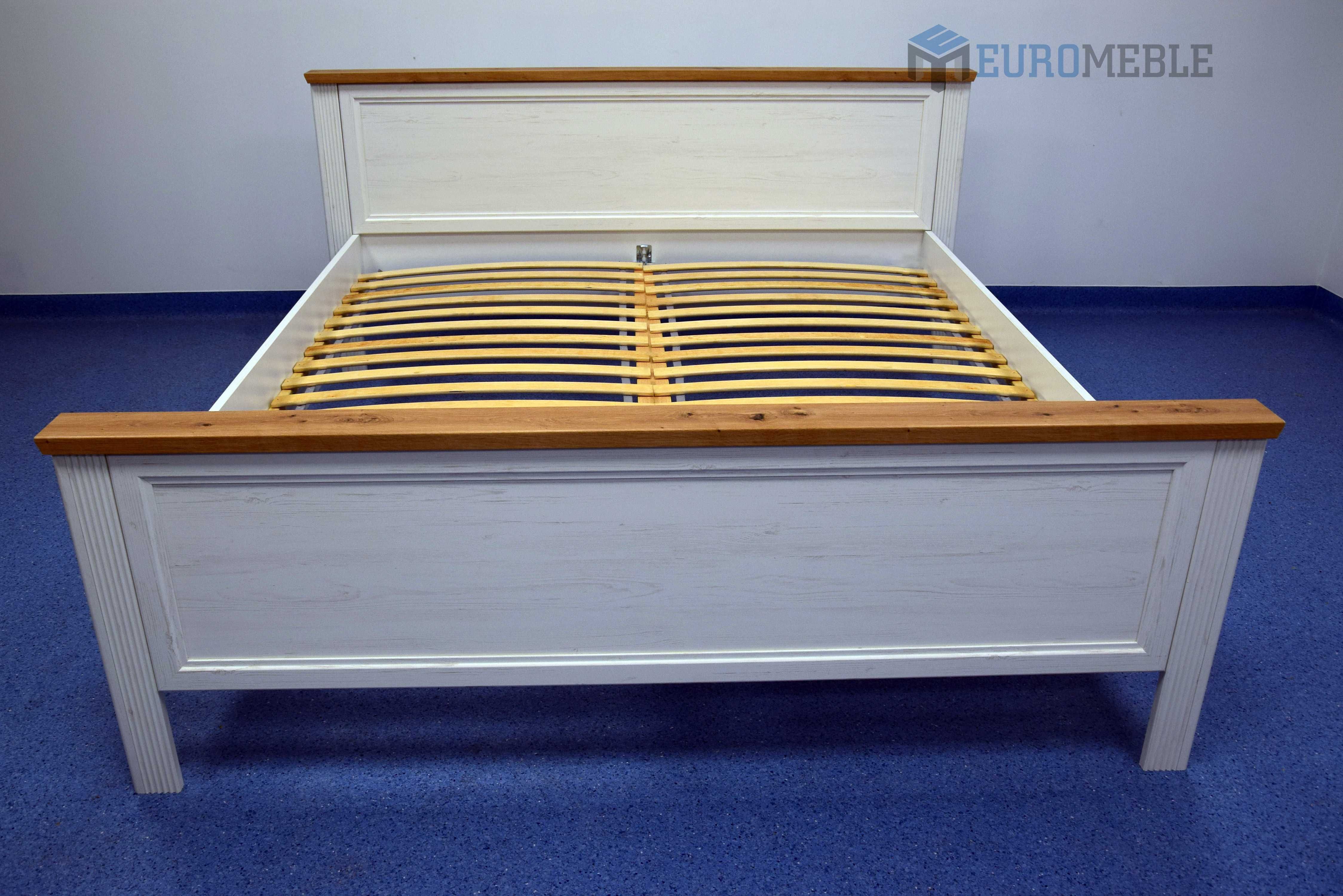 Łóżko podwójne Łóżka 180x200 biały Jasmin