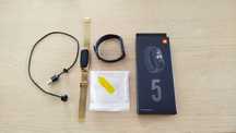 XAOMI MI BAND 5 złota opaska