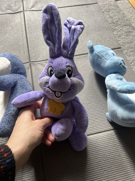 Maskotki szop, foka, królik, miś