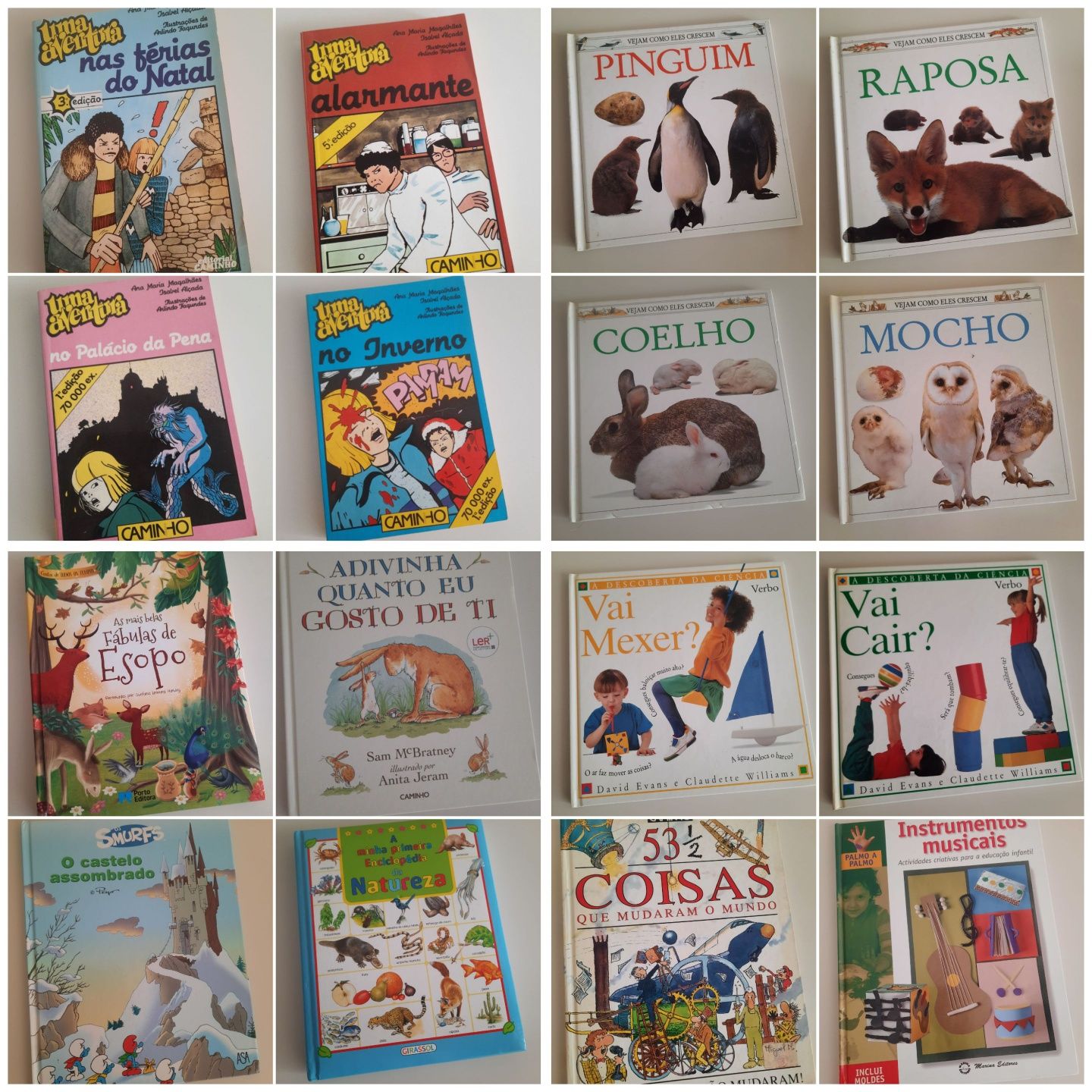 Livros infantis - preços variados