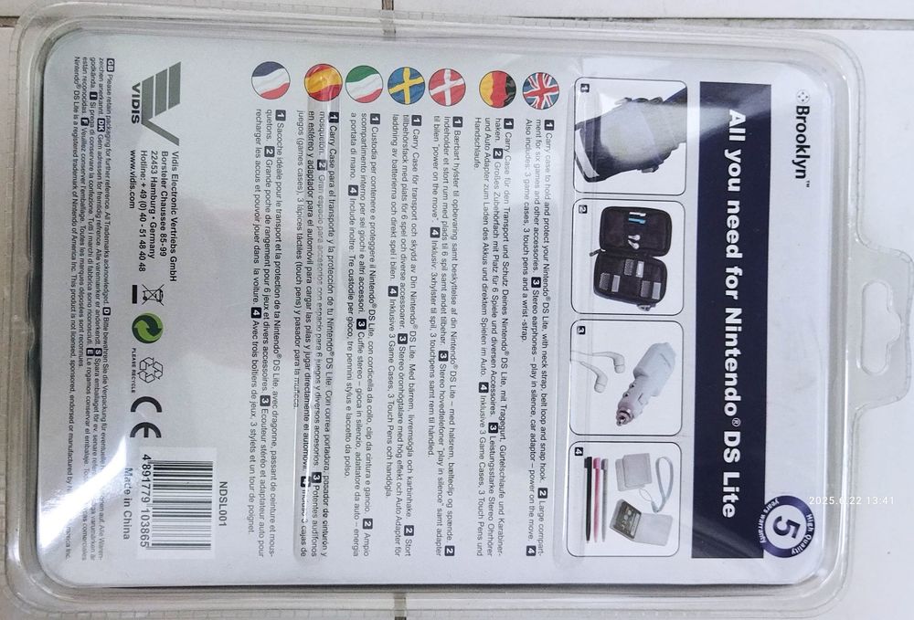 Zestaw akcesoriów do Nintendo DS Lite 10 in 1