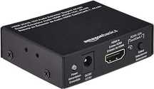 Amazon Basics 4K HDMI na HDMI i Audio Extractor Converter - Czarny