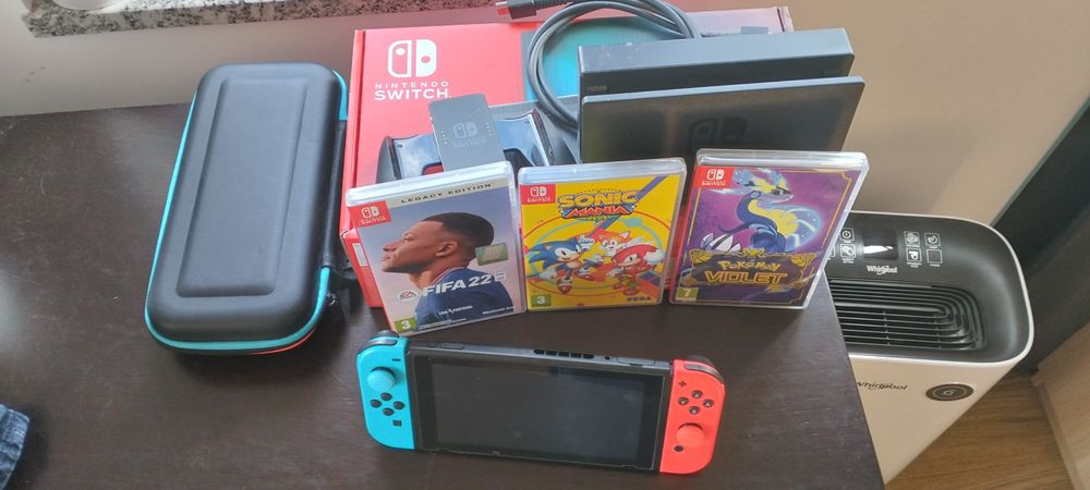 Nintendo switch+ 4 Jogos