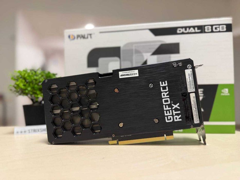 Відеокарта Palit GeForce RTX 3050 Dual Б/в + Гарантія 3 місяці!