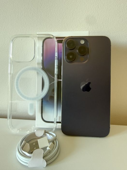 Iphone 14 pro max fioletowy 128gb kondycja 90%