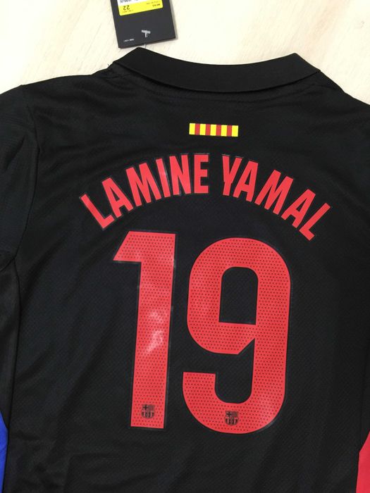 Koszulka Barcelona - Komplet dziecięcy-Lamine Yamal-wyjazdowa-R.22