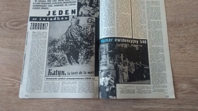 gazeta wydanie specjalne 1990r Przekrój o Zbrodni Katyńskiej