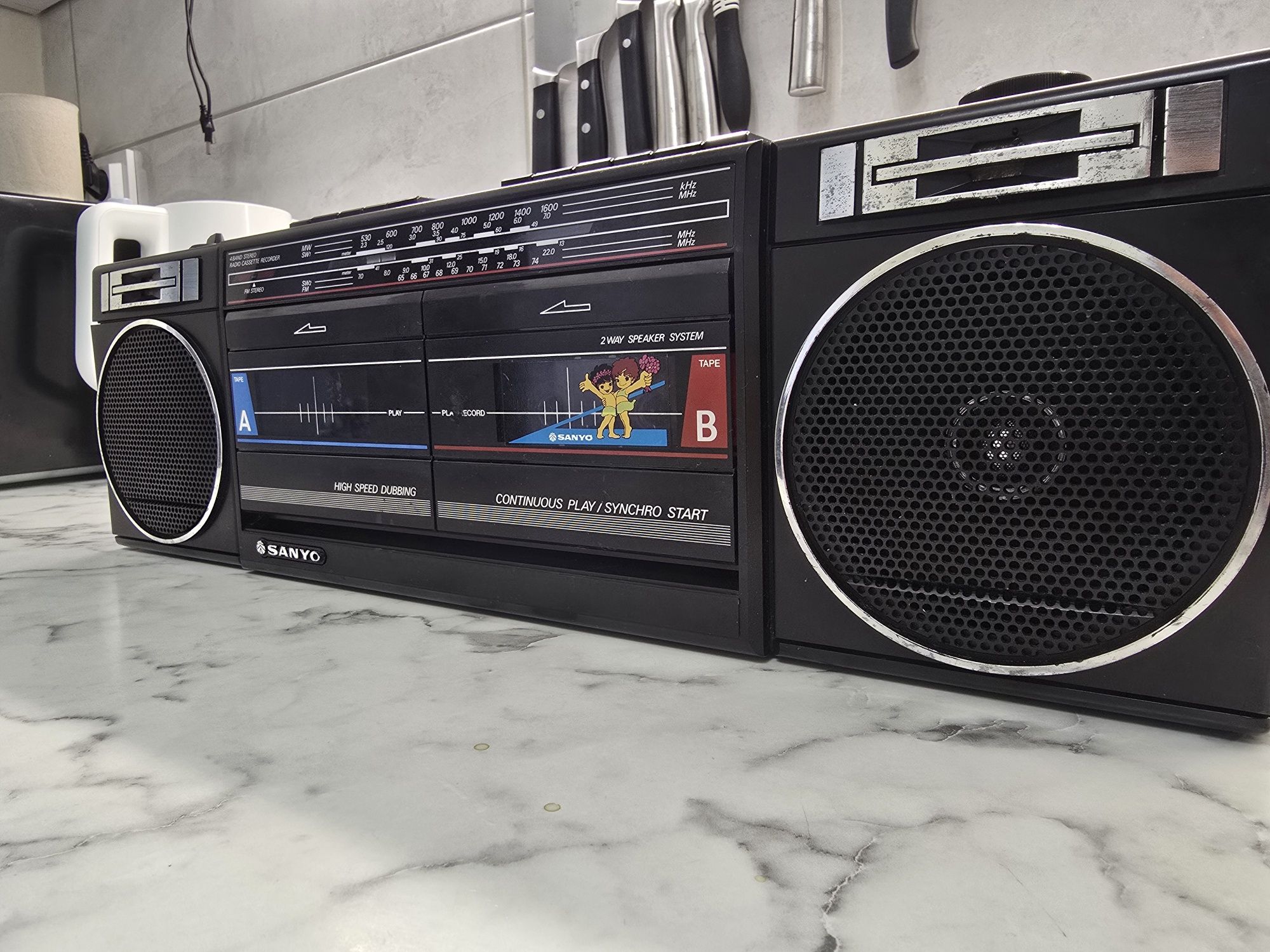 Магнитола. Магнитофон SANYO MW 703K