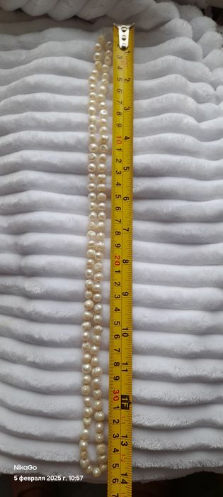 Бусы из натурального жемчуга