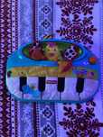 fisher price pianinko a ku ku akuku pianino grająca zabawka