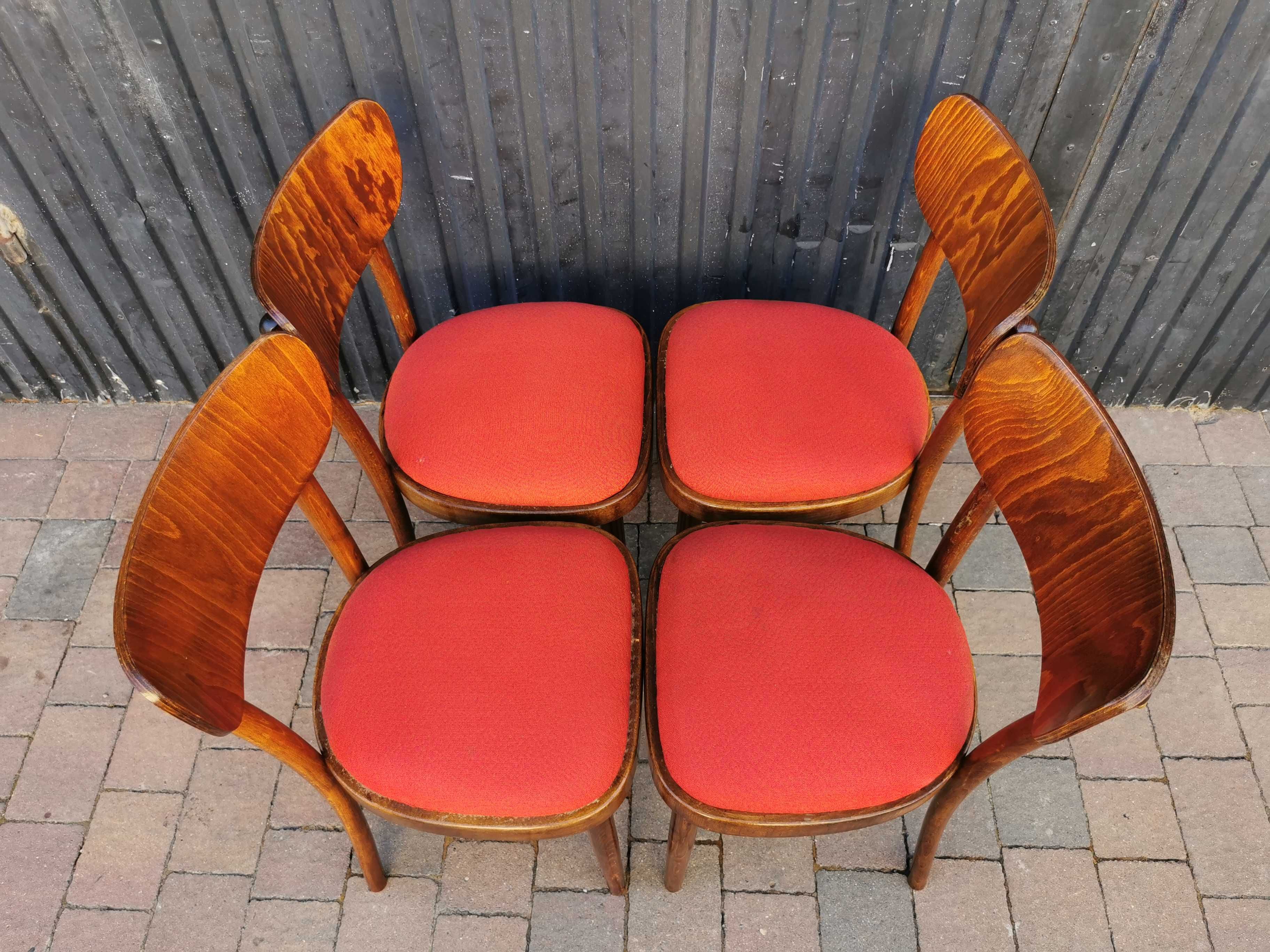 Krzesła TON (Thonet), Czechosłowacja '60, Vintage, PRL design, Retro