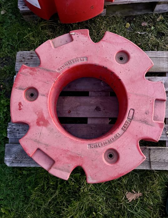 Obciążnik Balast w koła Fendt 2x 600 KG! Oryginalne
