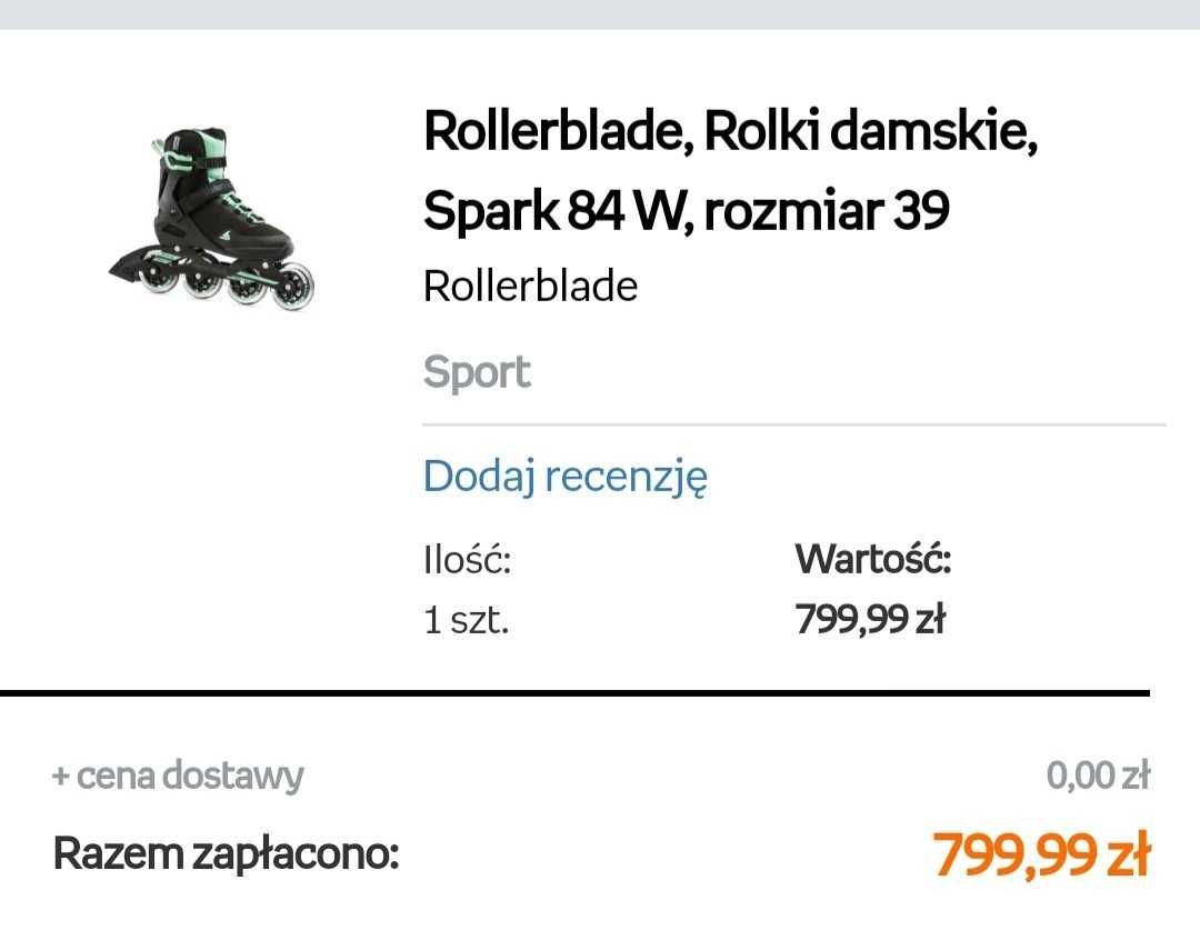 Rolki rollerblade spark 84