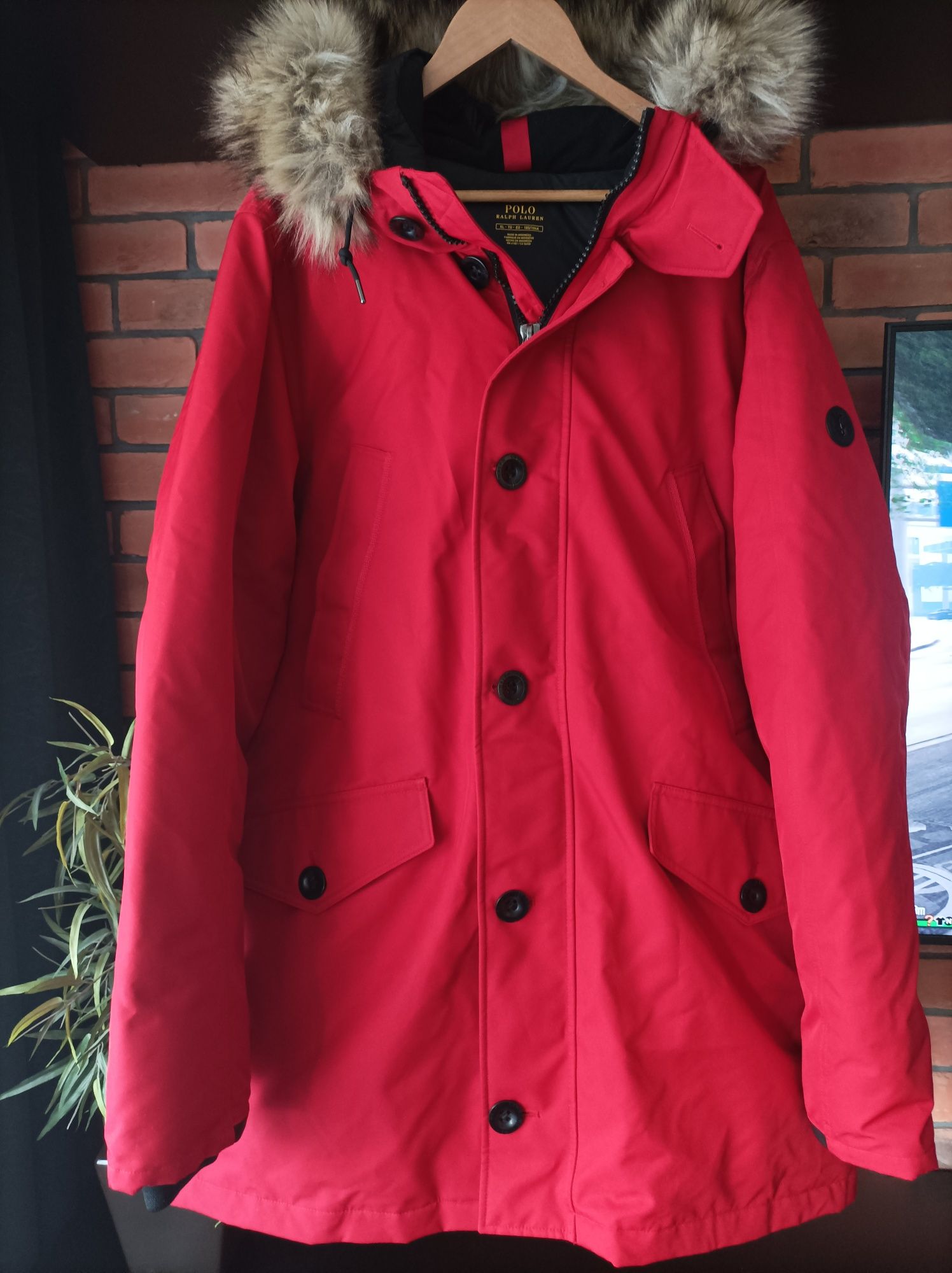 Oryginalna parka kurtka zimowa Polo Ralph Lauren nowa