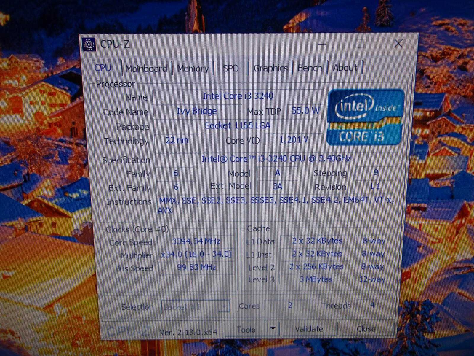 Komputer HP Intel Core I3 3.40GHz, 500GB  NVIDIA GeForce210