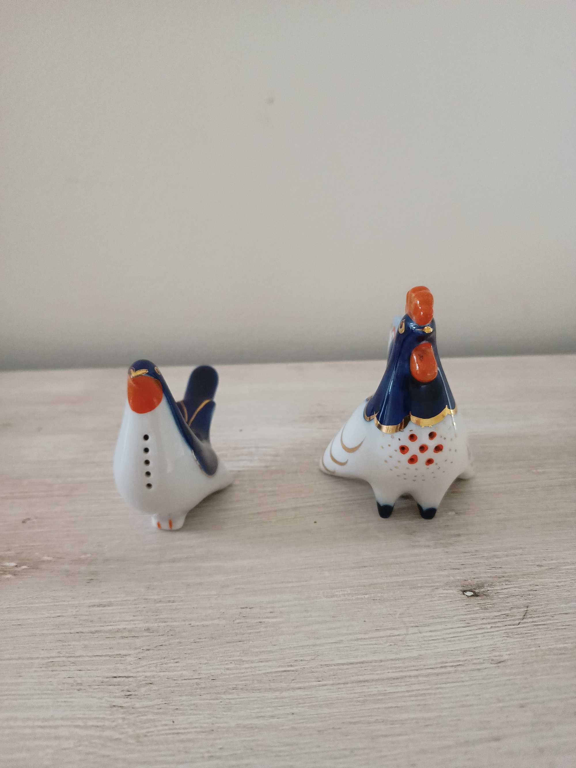 Porcelana Łomonosow 2 szt solniczki