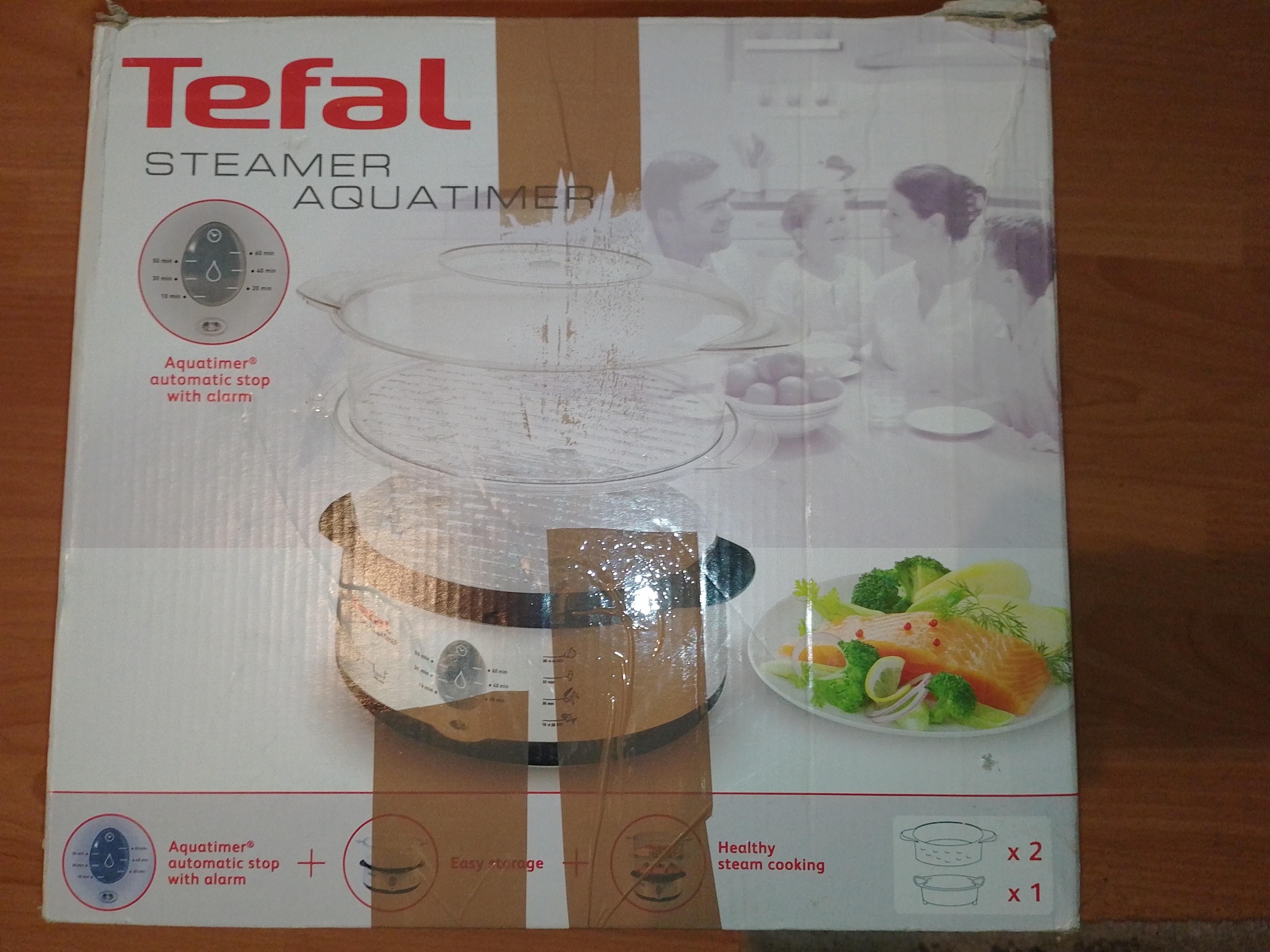 PAROWAR TEFAL Steamer aquatimer S02 zestaw