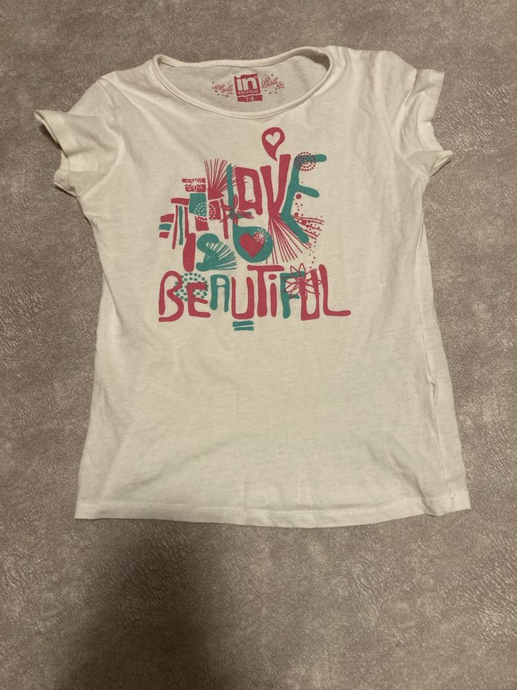 T- shirt dla dziewczynki 122/128