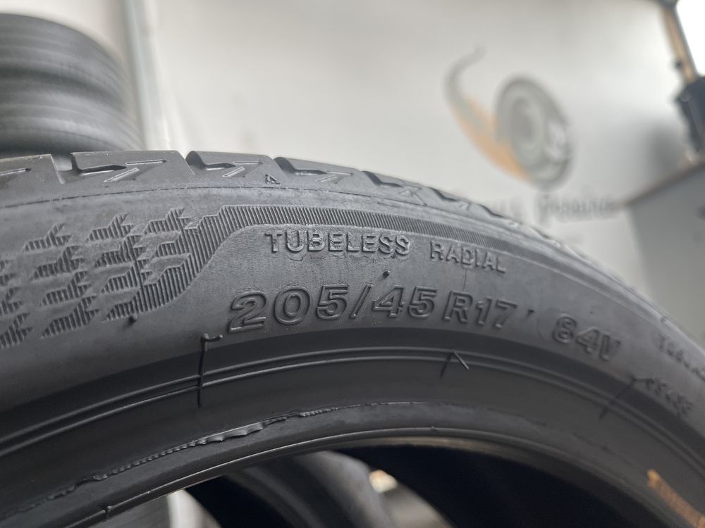 Pneus 205-45r17 Bridgestone como novos