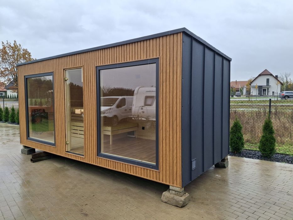 Sauna ogrodowa fińska, sucha Piec elektryczny