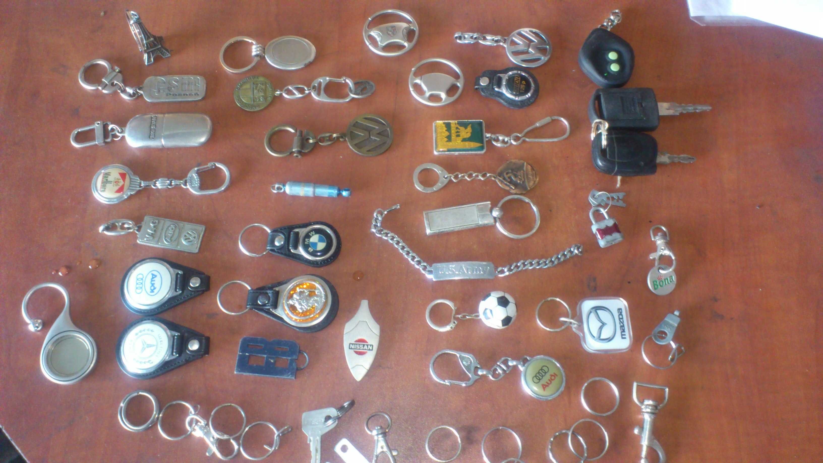 breloczki bryloczki do kluczy kluczyków prl stare kolekcja