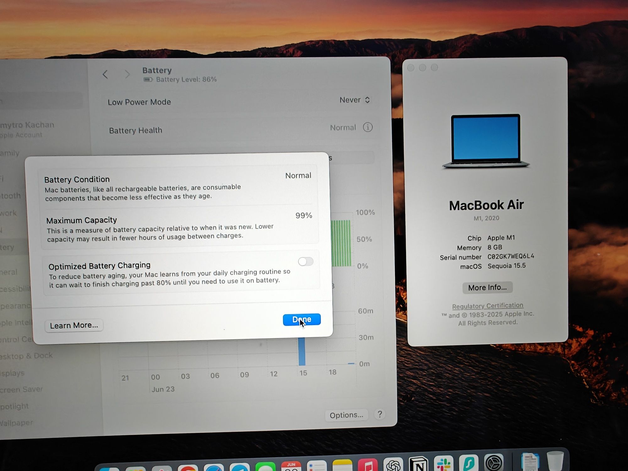 MacBook Air M1 8/256 офіційний ідеал
