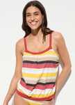 B.P.C top tankini kolorowy w paski ^42