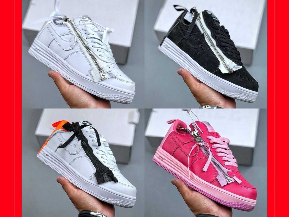 ВСІ КОЛЬОРИ‼️ Унісекс кросівки Nike Lunar Force 1 Low x Acronym 36–46