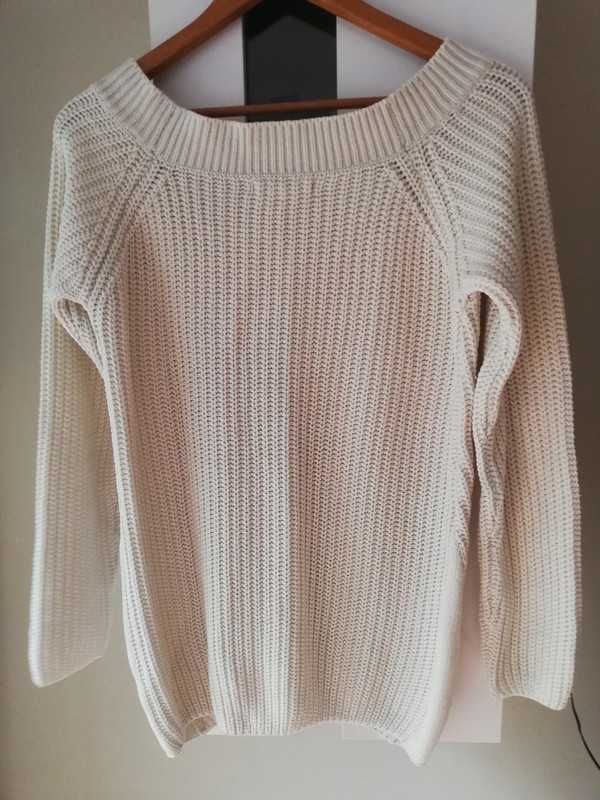 Sweter biały rozmiar M