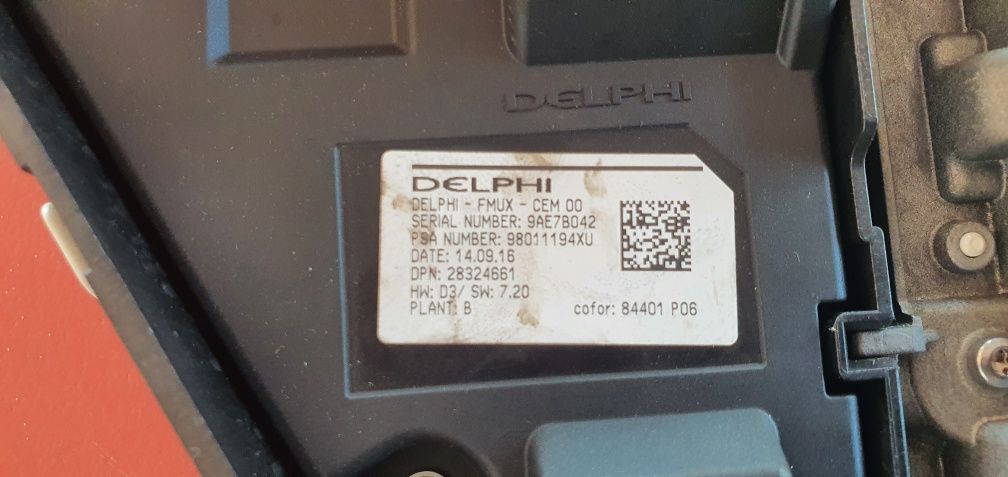 EKRAN WYSWIETLACZ start stop Panel Citroen C4 Picasso II