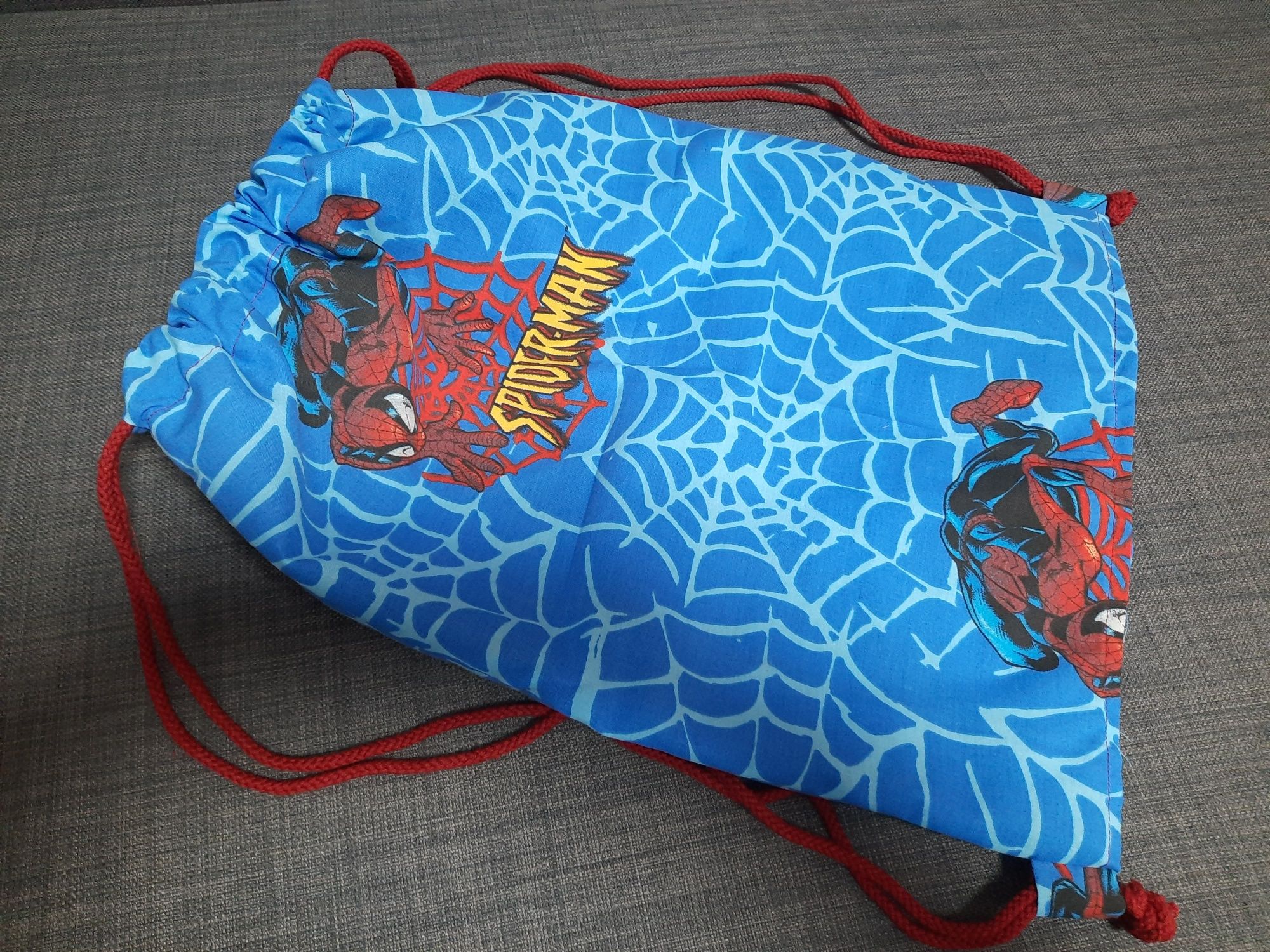 Worek plecak Spider-Man workoplecak Handmade