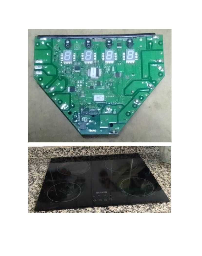 Placa lógica de vitrocerâmica Becken