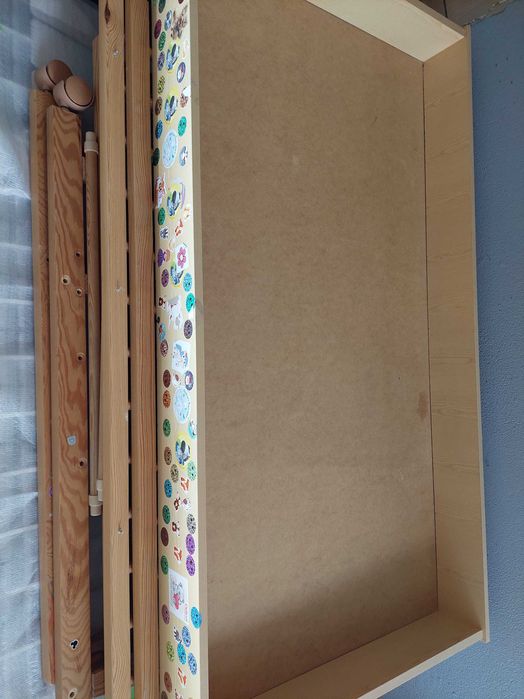 Łózeczko drewniane