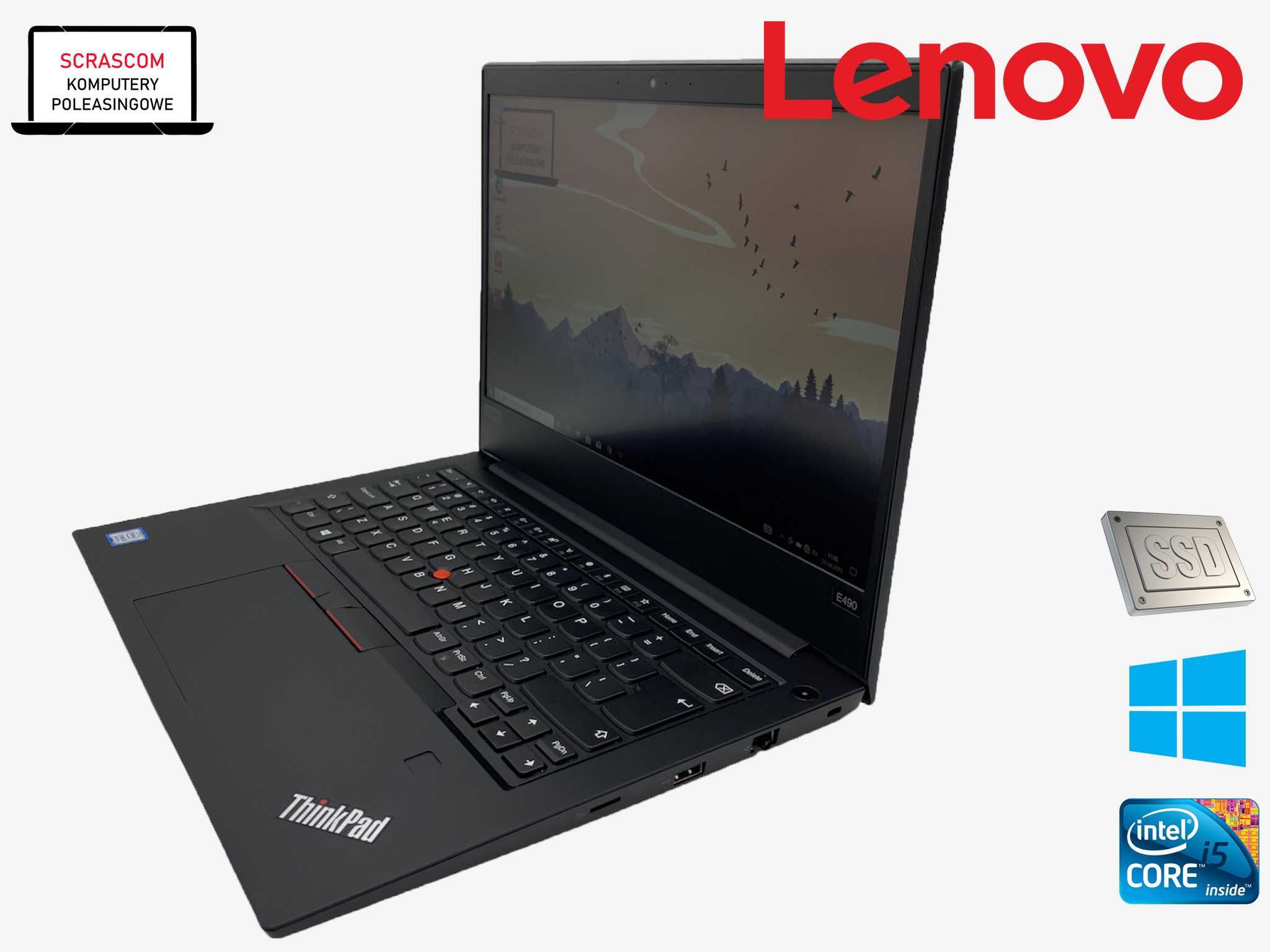 Laptop notebook Lenovo ThinkPad E490 core i5 8GB RAM 256GB SSD