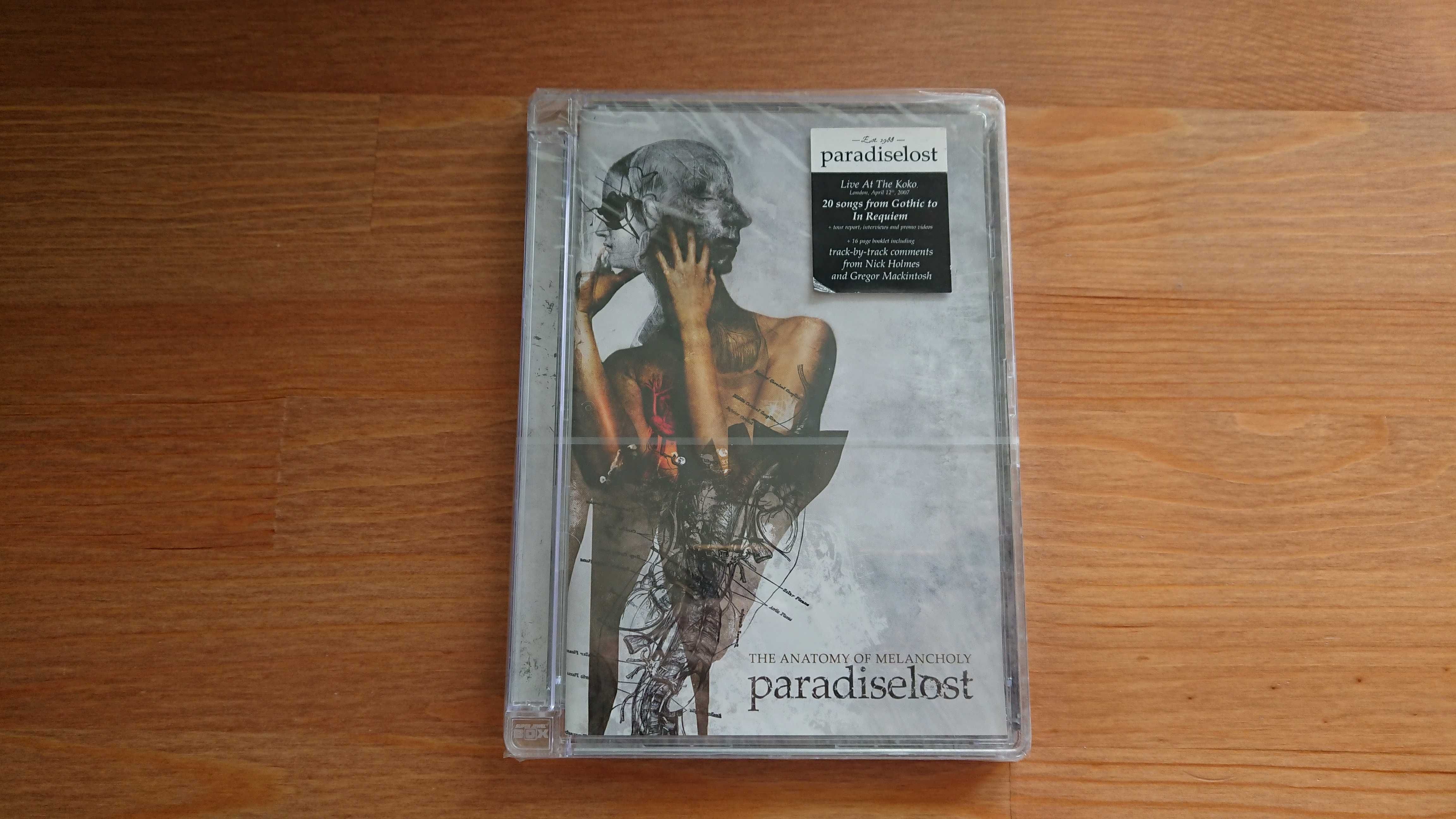 Paradise Lost The Anatomy Of Melancholy 2DVD NOWA 2008 Super Jewel BOX