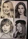 likwidacja kolekcji rysunek Ariana Grande Taylor Swift itd