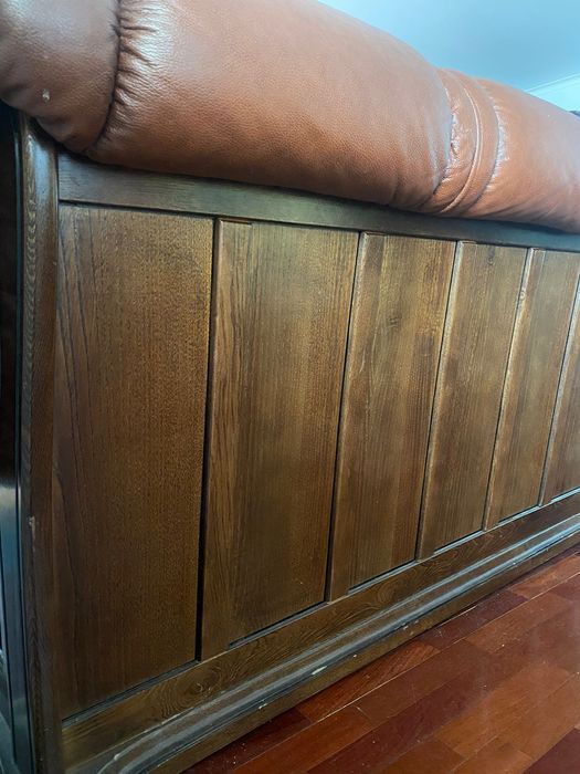 Sofás em pele, conjunto 3+2