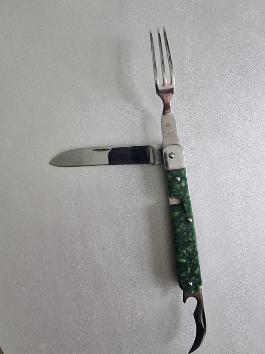 Складной нож ссср стиз москва туристический вилка.