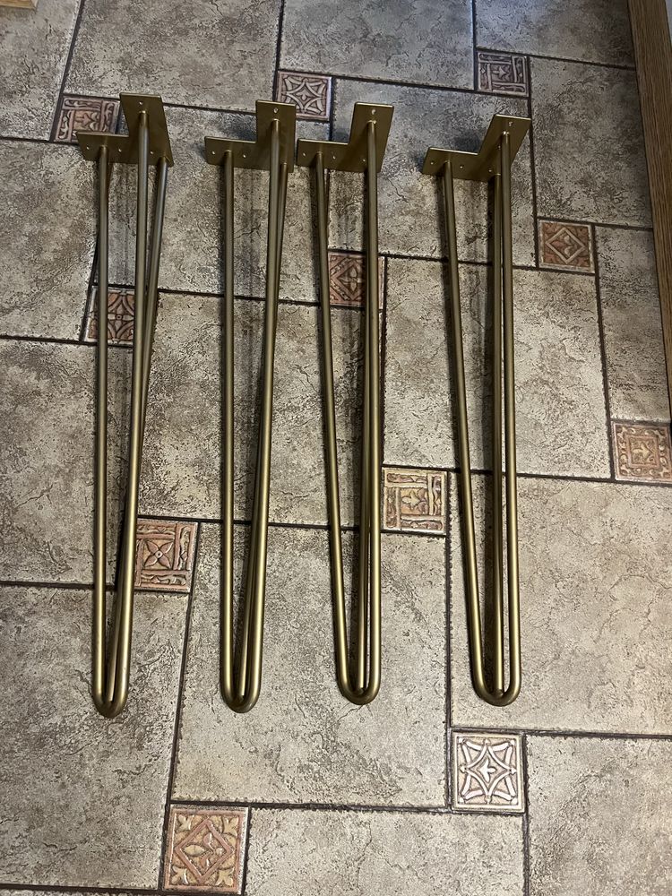 Nogi metalowe  zestaw -4 sztuki