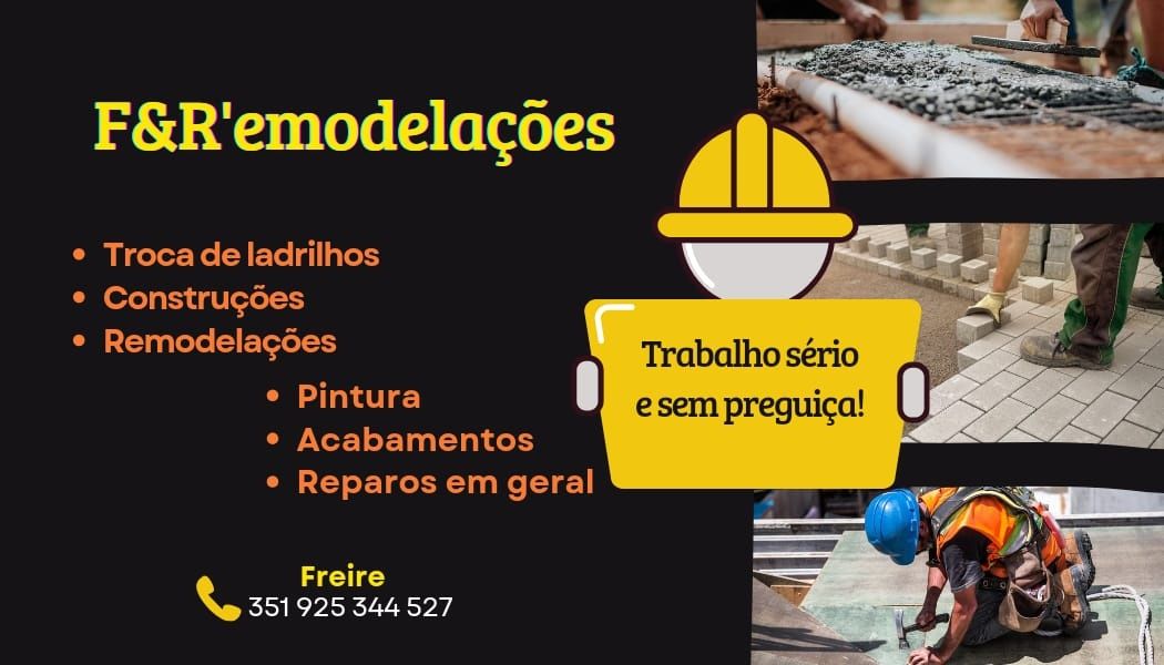 Remodelações  e construção civil