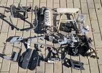 MZ 660 SUPERMOTO amortyzator stelaż stopka półka wiązka osłona ślizg