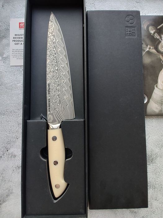 Японский Шеф нож 20 см Zwilling Miyabi Kramer дамаск 101 слой